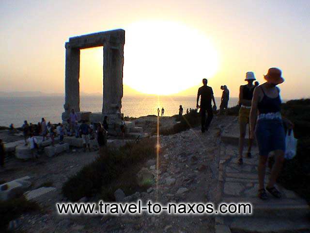 During your holidays at Naxos, you have to see a sunset from Portara.  
