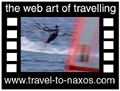 Travel to Naxos Video Gallery  - Surfing... - Surfing at Mikri Vigla beach.  -  A video with duration 57 sec and a size of 733 kb