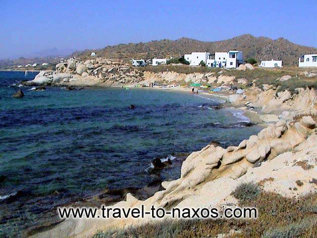 ORKOS BEACH - The rocks at Orkos beach look like natural sculptures.