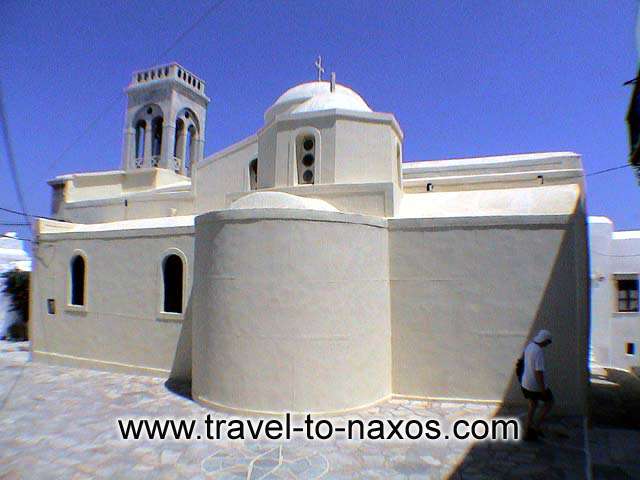 CHORA CASTLE - The Catholic Cathedral chuech at Chora.