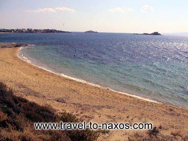 PARTHENOS - Parthenos beach with the two small islets in the background.