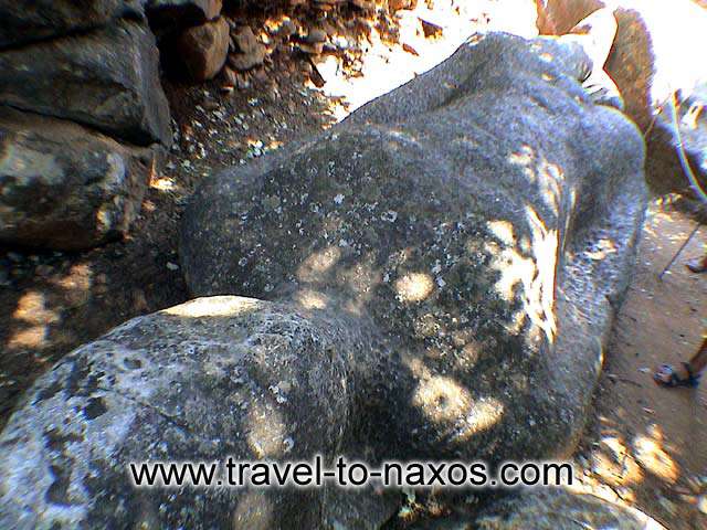 KOUROS AT MELANES - Kouros, is a statue of a gigantic man.