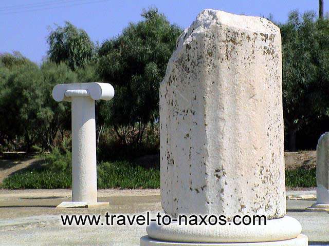 DIONYSOS TEMPLE AT IRIA - The temple of Dionysos has been characterized as an architecture monument.