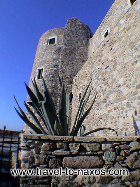 KASTRO - A view of Crispi tower, in Chora.