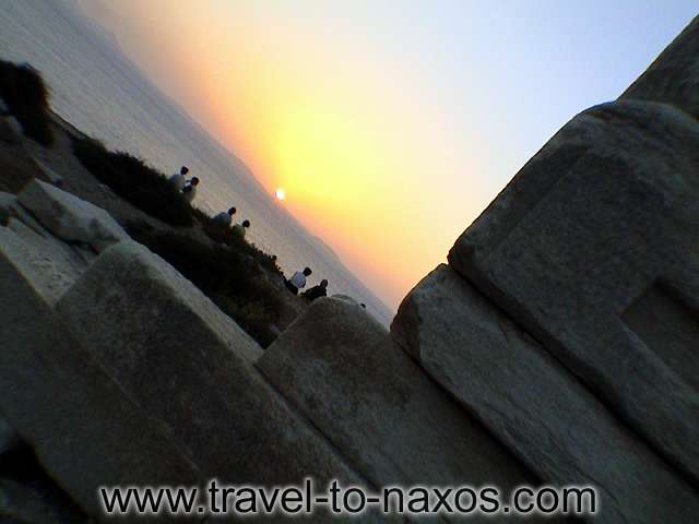 Sunset at Portara (Apollo temple). Enjoy it! NAXOS PHOTO GALLERY - SUNSET AT PORTARA