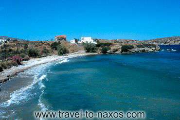 MOUTSOUNA BEACH - The wonderful beach of Moutsouna. The region is famous for her natural beauties.