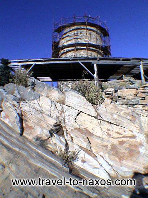 CHIMAROS TOWER - Chimaros Tower is being restored from the Naxos municipality.