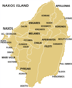 NAXOS MAP