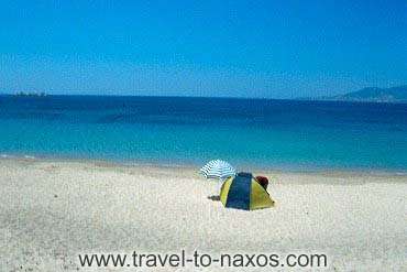 In a recent article published in the UK Joanna Symons includes Plaka beach among the top 10 beaches of Europe. According to Mrs Symons: <br><br>

There is something delightfully alternative about Plaka Beach on the Cycladic island of Naxos. A golden stretch of several miles, dotted with loungers and overshadowed by umbrellas, it has a relaxed attitude to clothing. <br><br>

The farther south you wander along it, the more flesh goes on display, starting with full swimming gear at the northern end and finishing with not very much at all half a mile along. <br><br>

The water is clear and blue, a mini market sells cold drinks and snacks -- and it's the closest you'll get to Goa in the Med.

