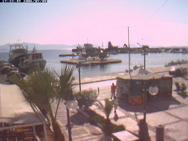 Naxos View  Chora Port webcam