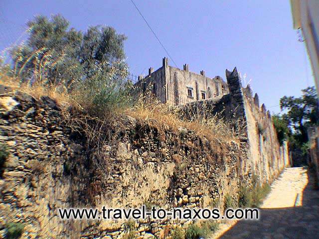 CHALKI - The mediaeval architecture and the impressive tower characterize the village Chalki.